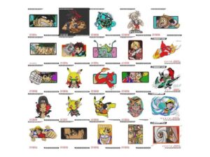 4 105 Premium Anime Embroidery Design Bundle