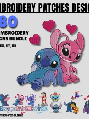 Stitch 90+ Embroidery high-quality designs
