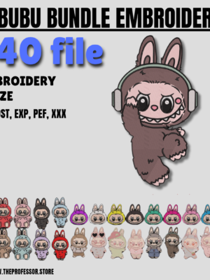 +40 Embroidery Designs Bundle | Digital Download | Multiple File Formats & 6 Sizes