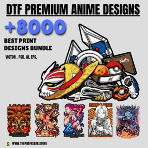 DTF   8000 Premium Anime Designs
