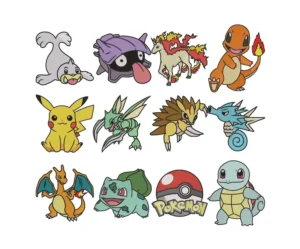 il_794xN.6689683928_n16f Pikachu Pokémon Embroidery Design Bundle – 160 Files | 6 Sizes | Machine Embroidery