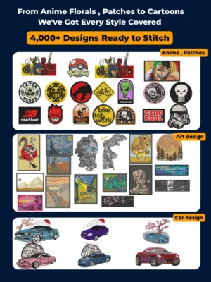 Stitch Realm Vault — Exclusive 500 Editable EMB Files + 4,247 Machine-Tested Designs