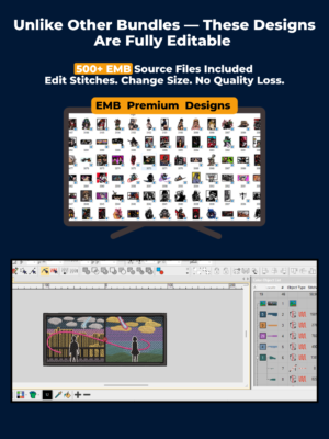 Stitch Realm Vault — Exclusive 500 Editable EMB Files + 4,247 Machine-Tested Designs