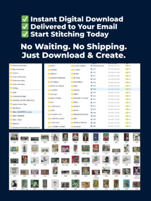 Stitch Realm Vault — Exclusive 500 Editable EMB Files + 4,247 Machine-Tested Designs